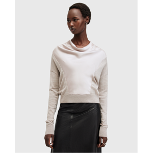 AllSaints Myra Cowl Neck Merino Wool Jumper